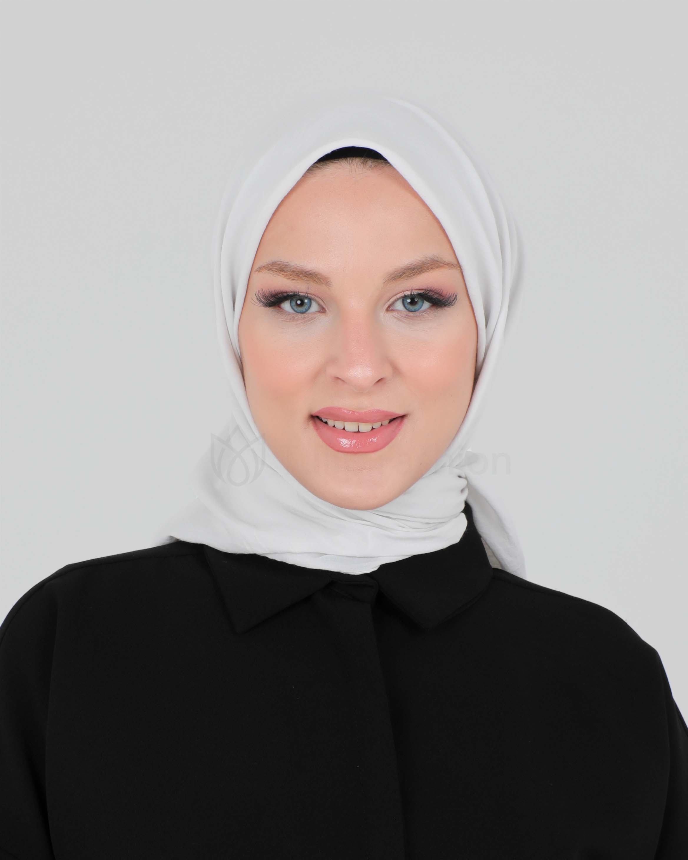 Hijab - Square cotton roma - Off-White - 2