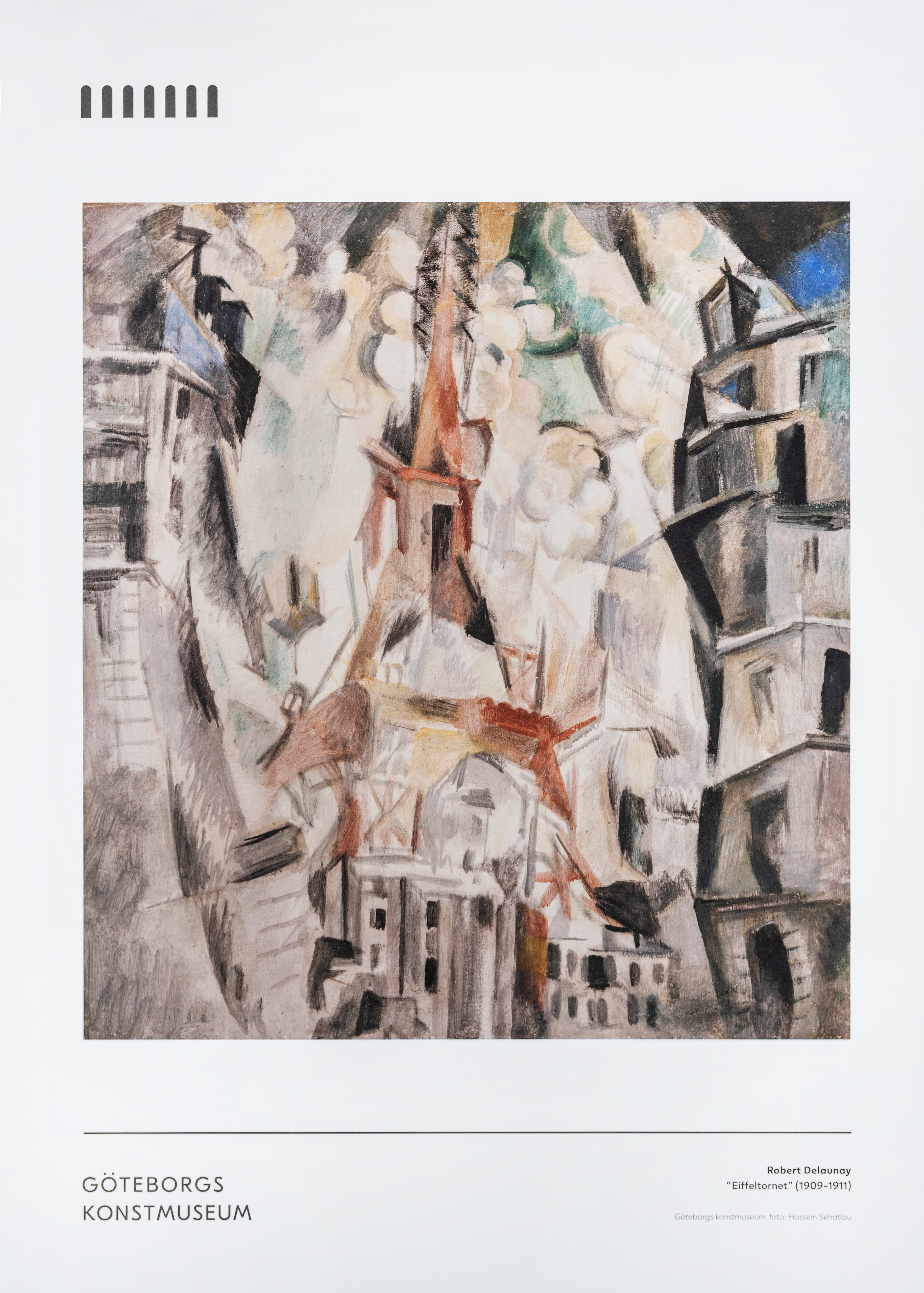 Affisch, Robert Delaunay, Eiffeltornet