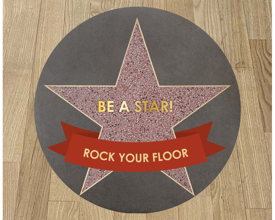 Budget Floor Golvdekaler 65 cm