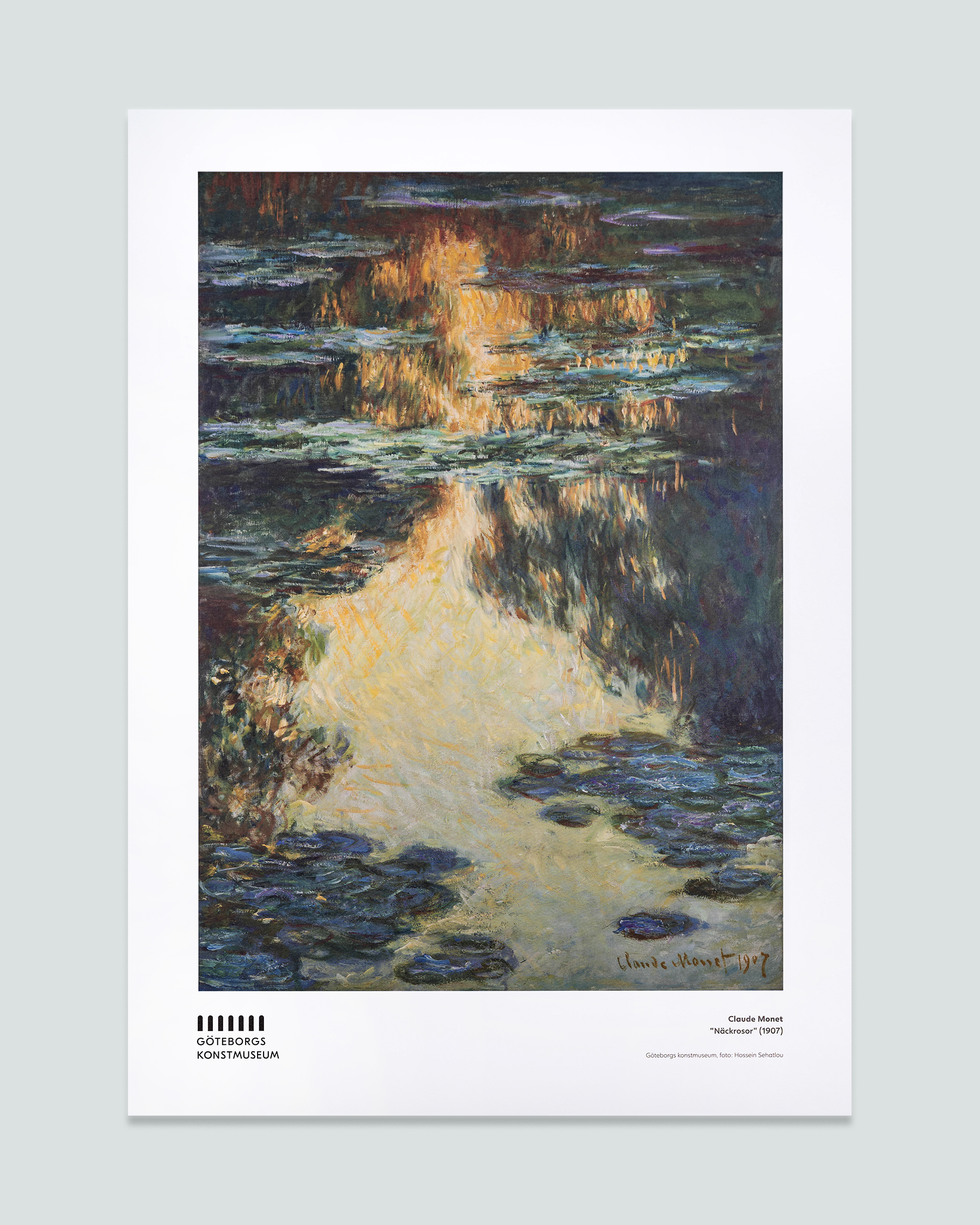 Affisch, Claude Monet, Näckrosor