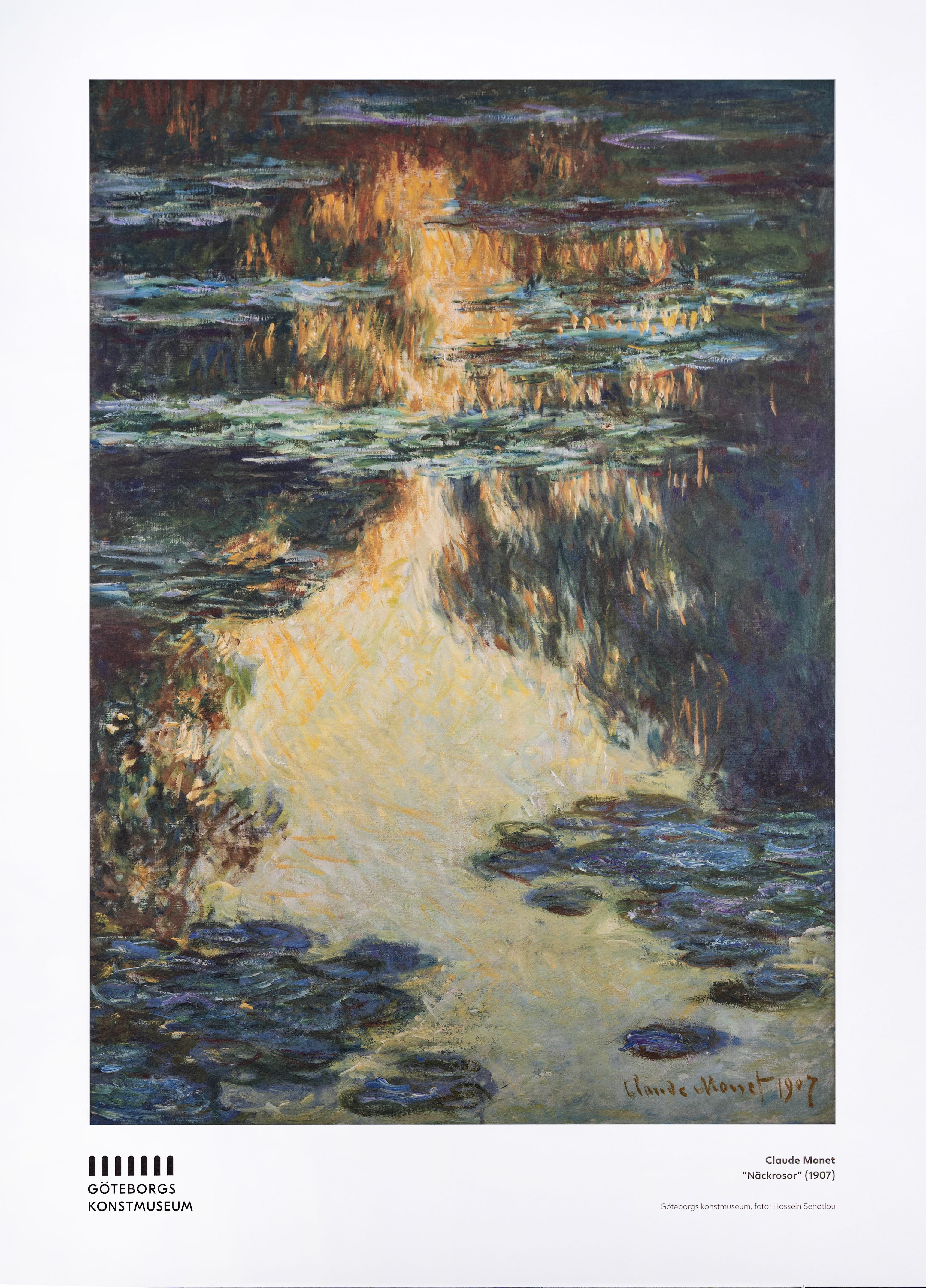 Affisch, Claude Monet, Näckrosor
