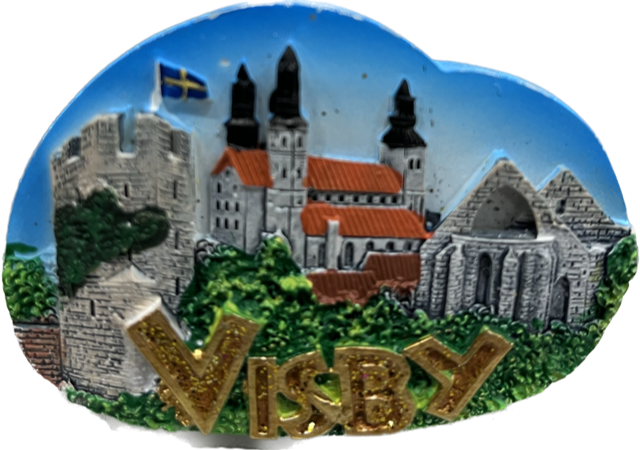 Magnet Visby glitter 12/fp
