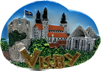 Magnet Visby glitter 12/fp