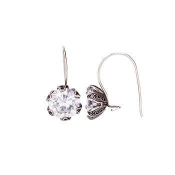 Yvone Christa Large Tulip Hanging Cup Clear cz