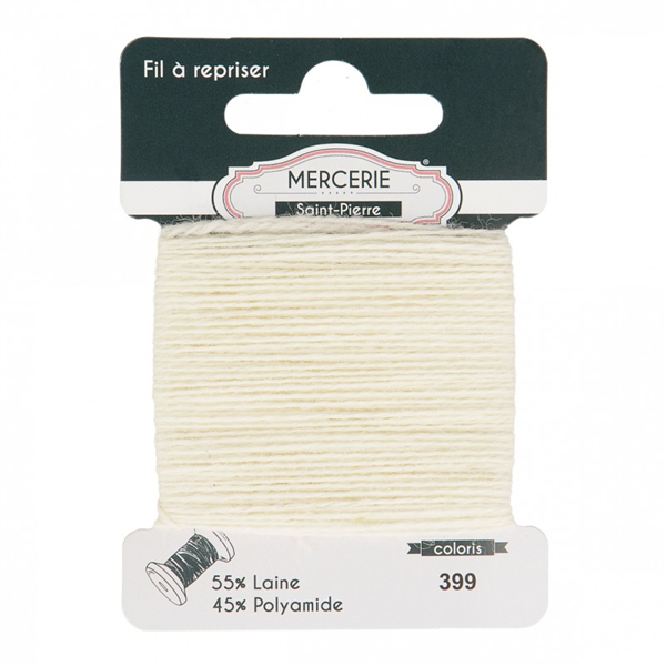 Mending yarn natural white 339