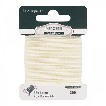 Mending yarn natural white 339