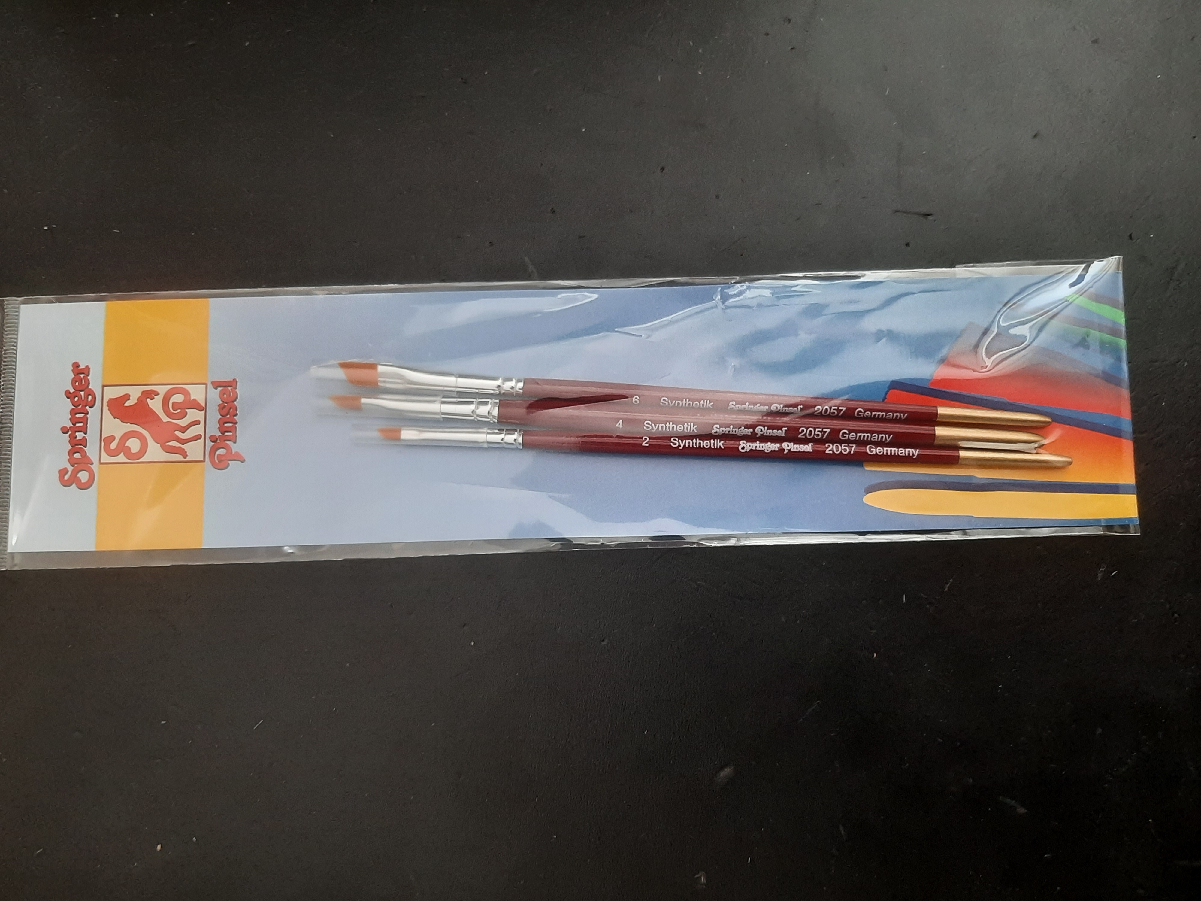 Brush set 3 pcs. synthetic diagonal 2,4,6