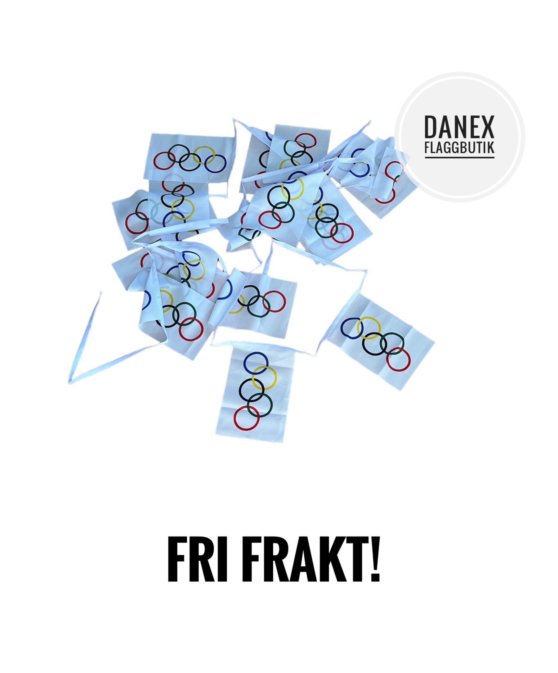 Flaggspel i tyg  - Olympiska spelen 