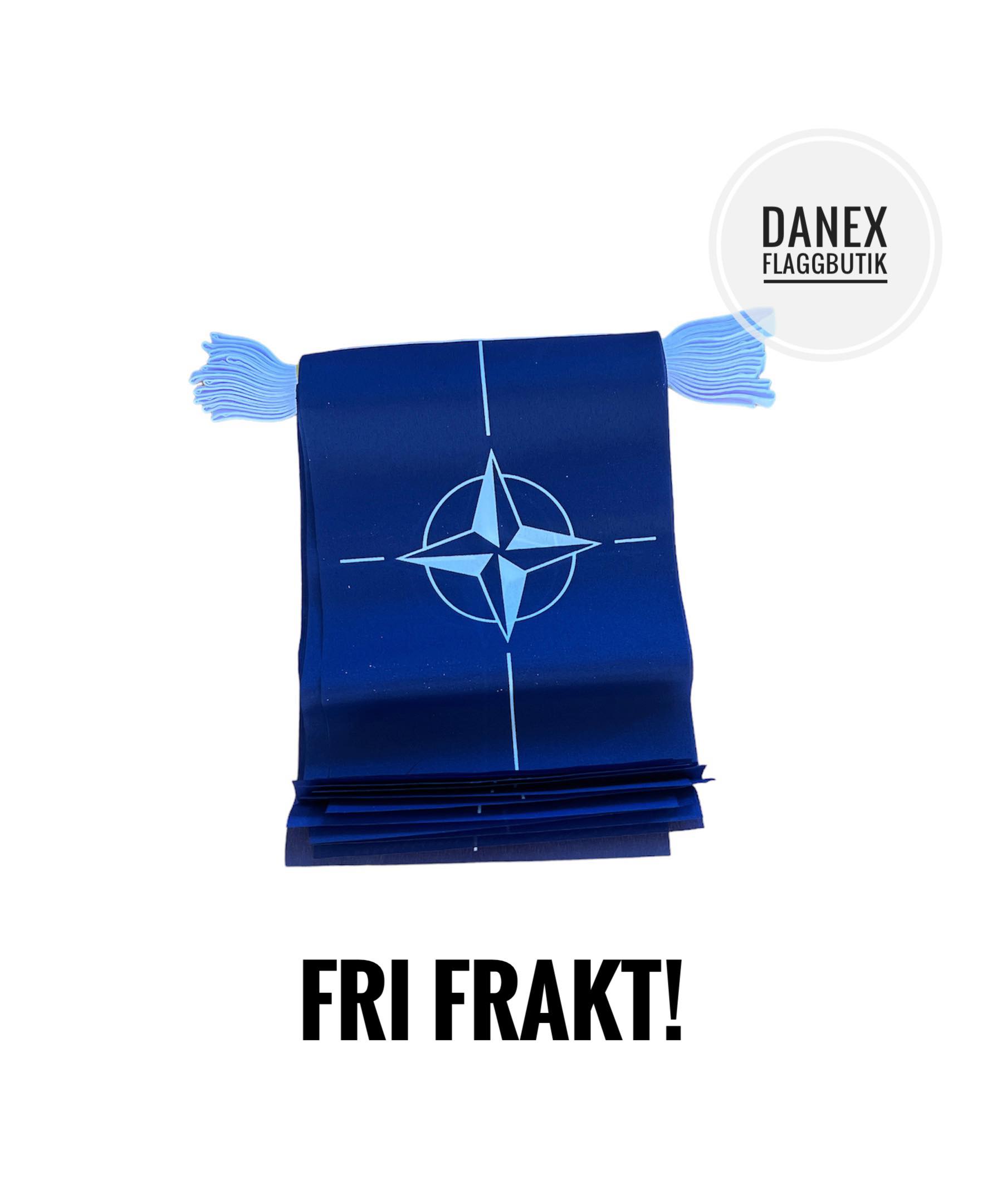 Flaggspel i tyg  - NATO - 2