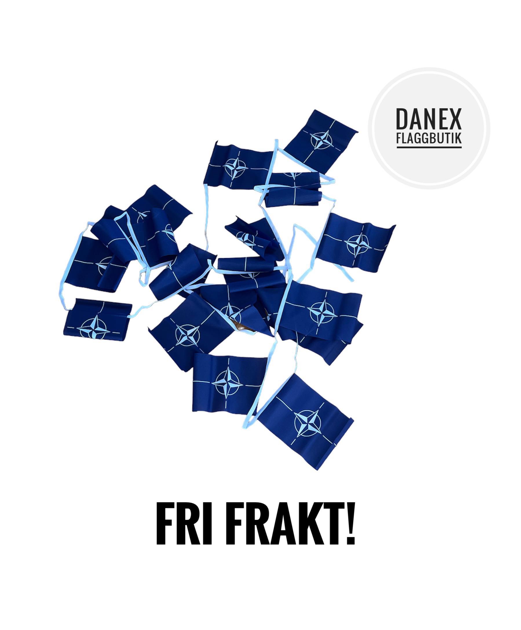 Flaggspel i tyg  - NATO