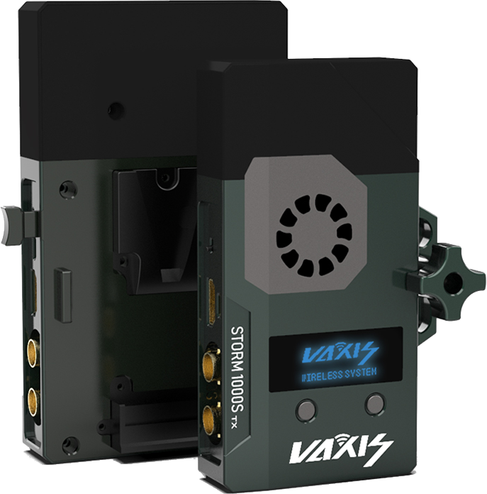 VAXIS storm 1000sワイヤレス送受信機セット VAXIS Storm 1000s kit V mount Wireless Video Transmission Kit