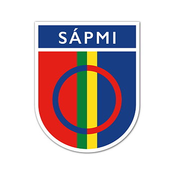 Aufkleber Sápmi Emblem Flagge