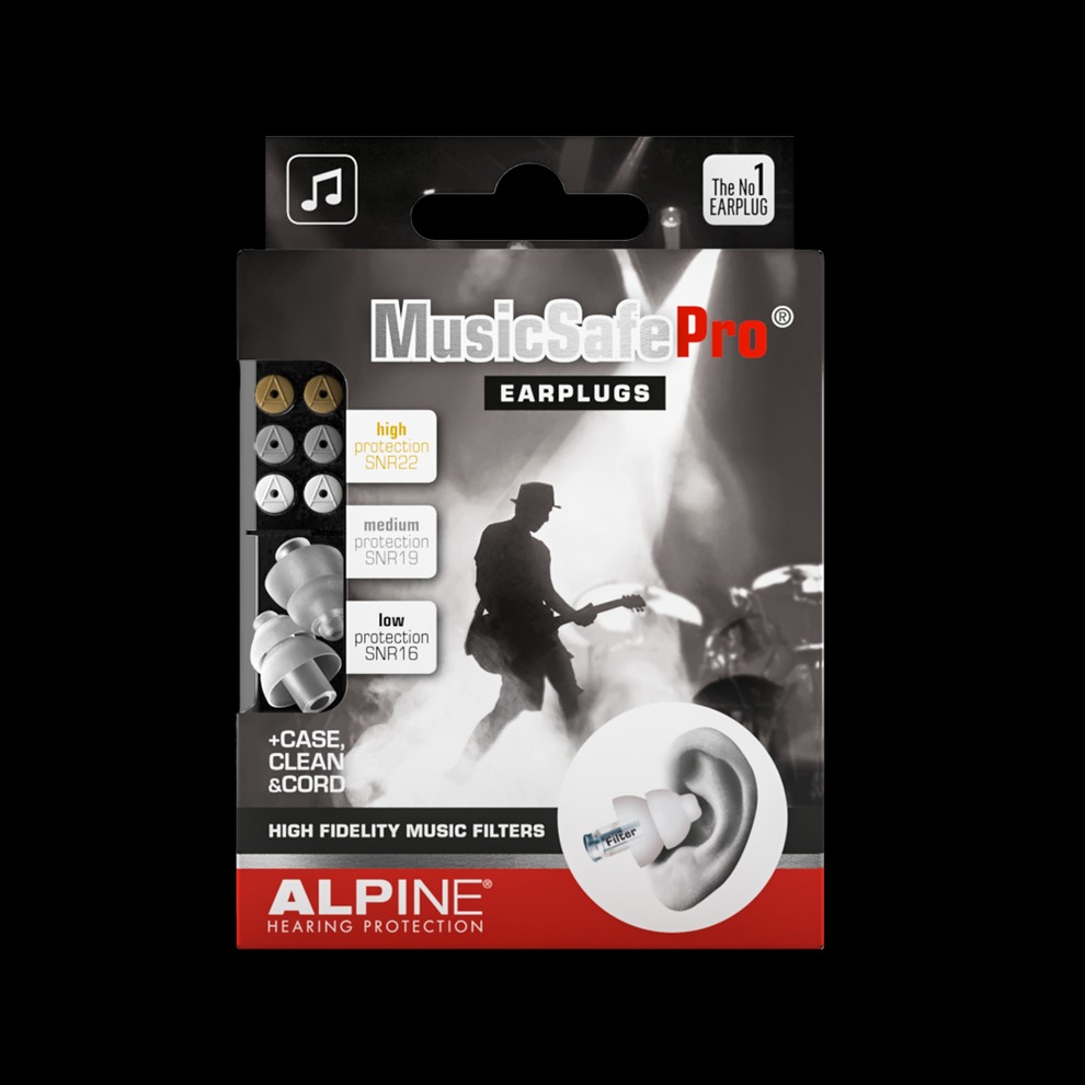 Alpine Hörselskydd MusicSafePro - Svarta