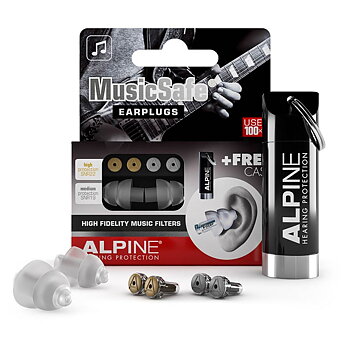 Alpine Hearing Protection MusicSafe - Transparent
