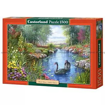 Orpinas: Svarta svanar 1500 Bitar Castorland