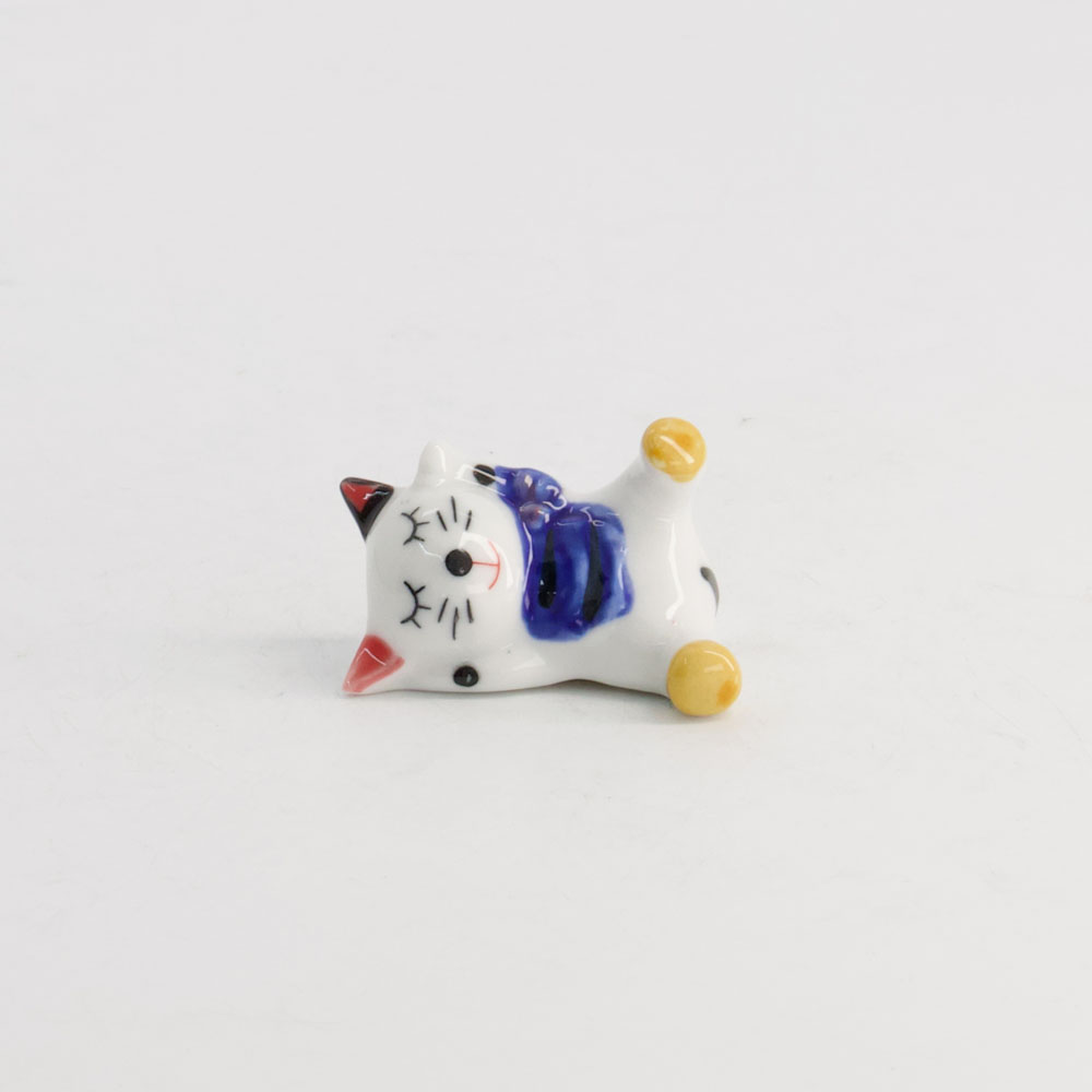 Tokyo Lucky Cat Ätpinnar Liggande Ställ Blå - 2