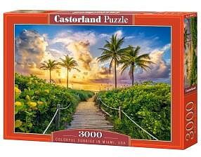 Colorful Sunrise in Miami, USA 3000 Bitar Castorland