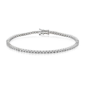 TENNIS ARMBÅND 4.64CT HVIDGULD