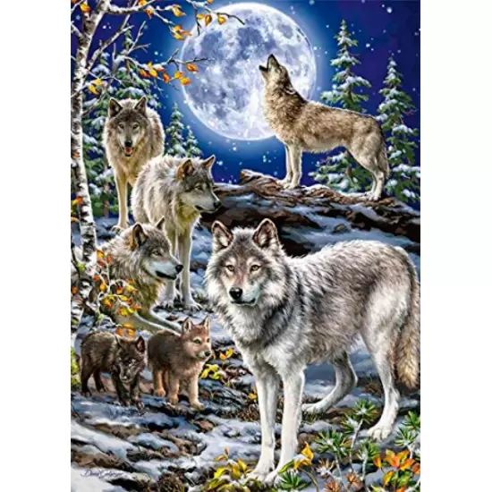 Premium Collection – Wolf Pack in Winter 500 Bitar Jumbo