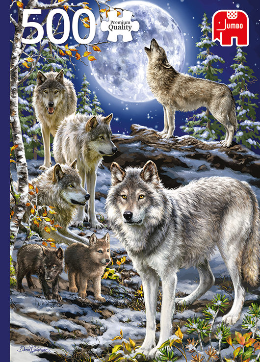 Premium Collection – Wolf Pack in Winter 500 Bitar Jumbo - 3