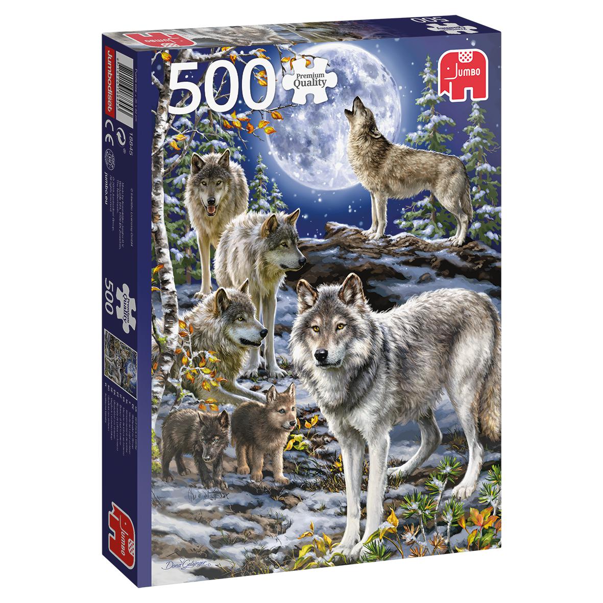 Premium Collection – Wolf Pack in Winter 500 Bitar Jumbo - 2