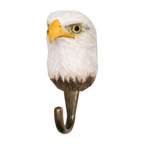 Hand-carved hanger White-tailed eagle