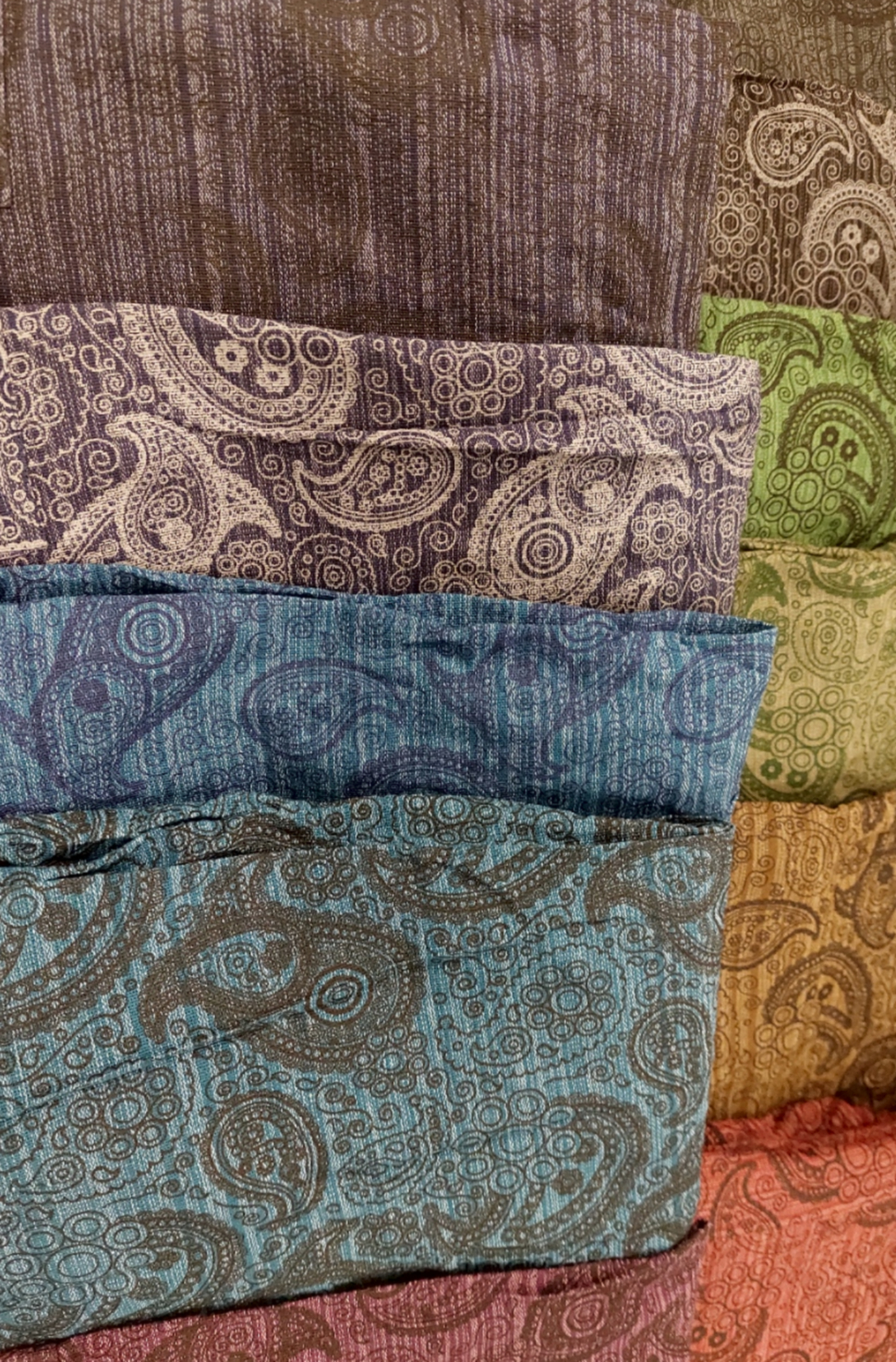  Haremsbyxor - Baggy - Paisley Mönster med Djupt Häng - 8