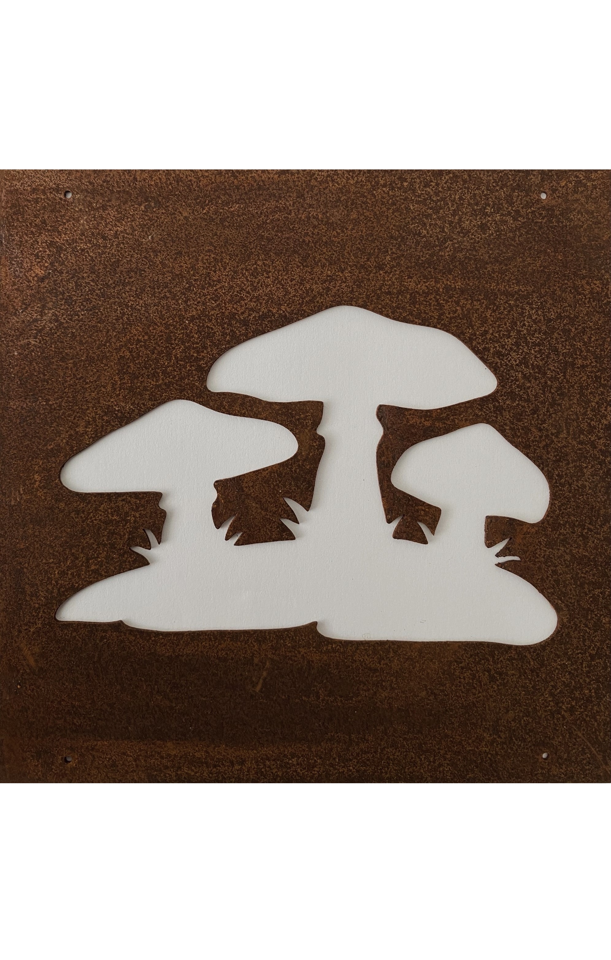 Sign Mushrooms with steel wire for reinforcement mesh or sign holder - 2