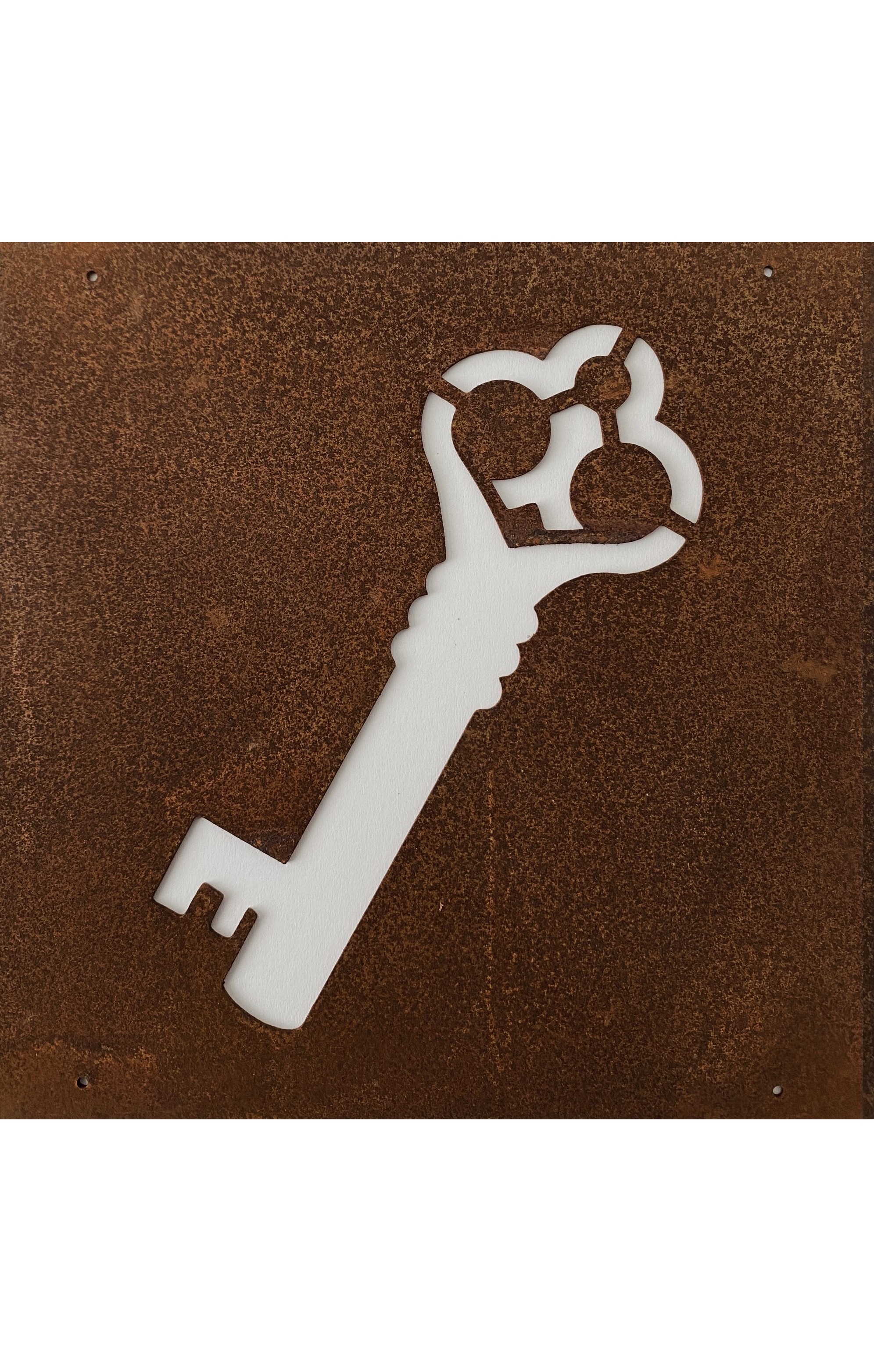 Sign Key with steel wire for reinforcement mesh or sign holder - 2