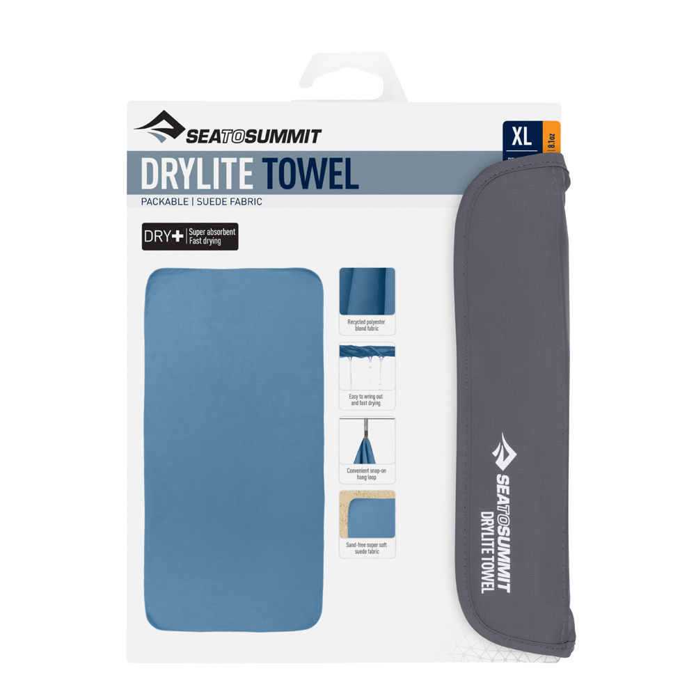 Resehandduk - SEA TO SUMMIT DryLite Towel DRY+ Extra Large (flera färger) - 3