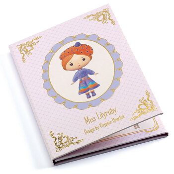 Miss Lilyruby Tinyly Djeco 40 st återanvändningsbara vinyl-stickers