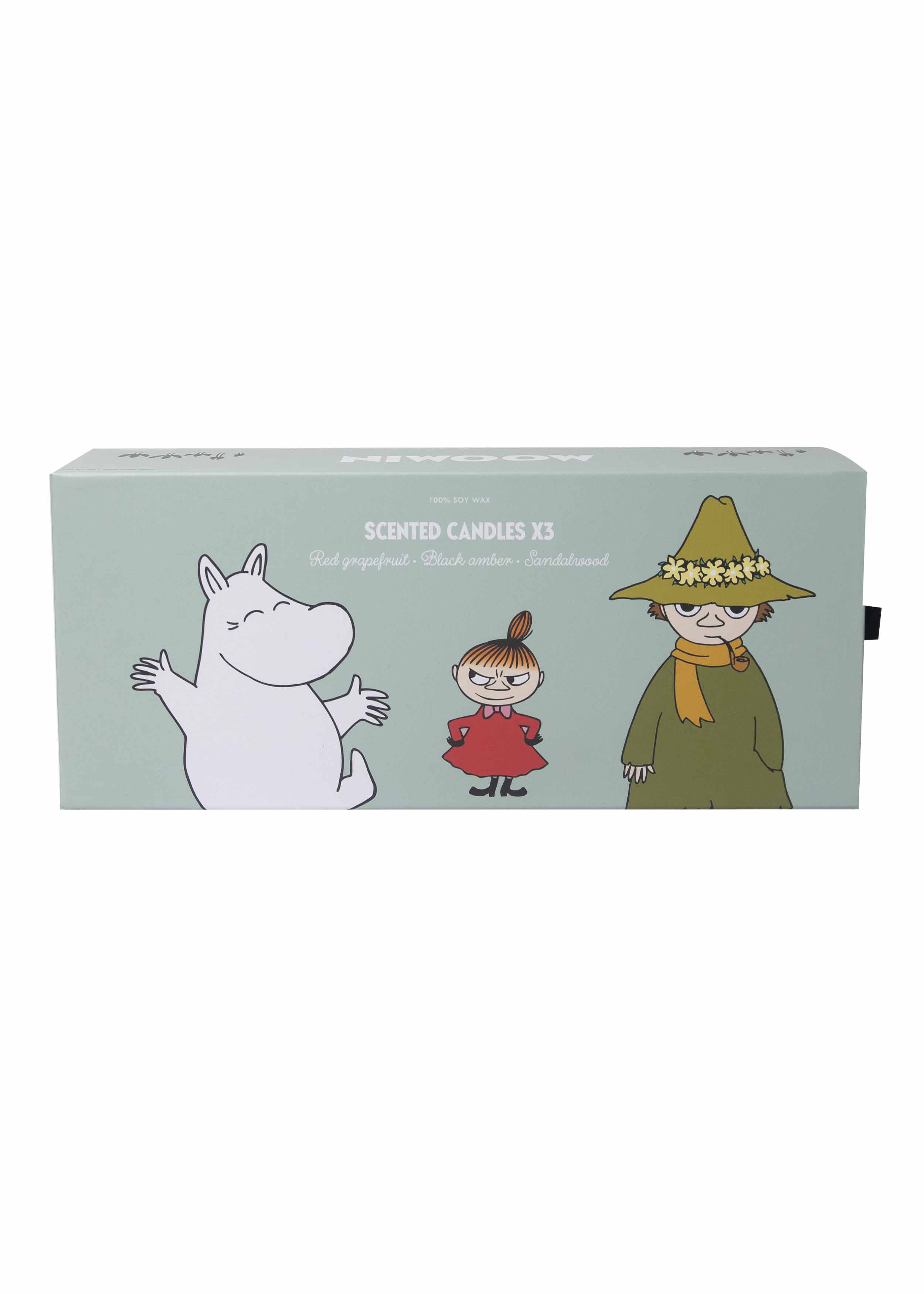 DOFTLJUS MOOMIN 3-PACK