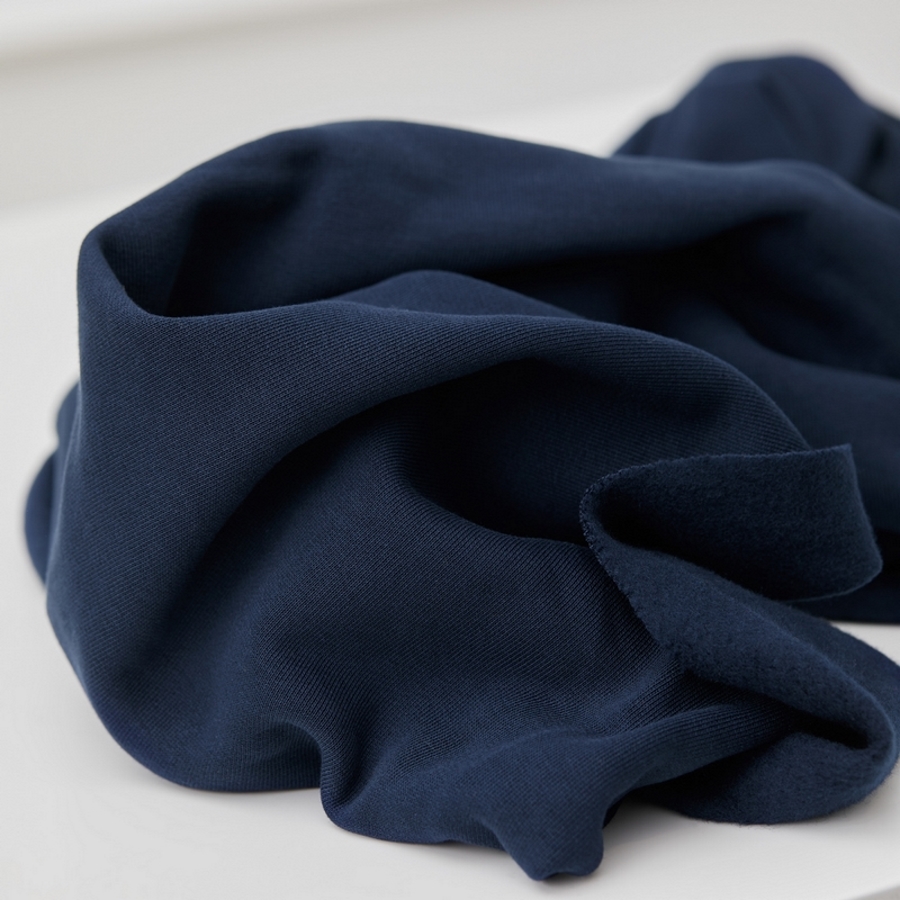 SWEATSHIRT KNIT  -  NAVY BLUE EKO