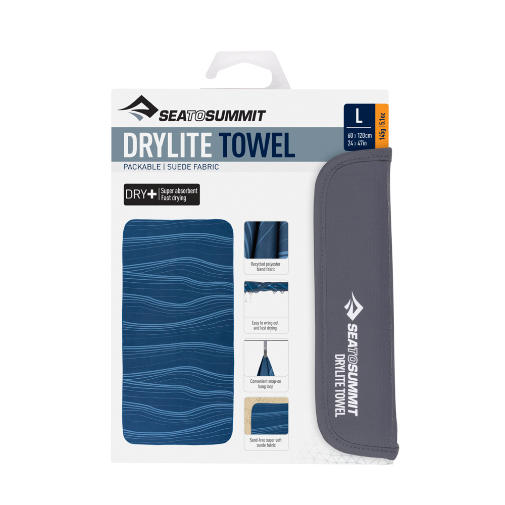 Resehandduk - SEA TO SUMMIT DryLite Towel DRY+ Large (flera färger) - 5