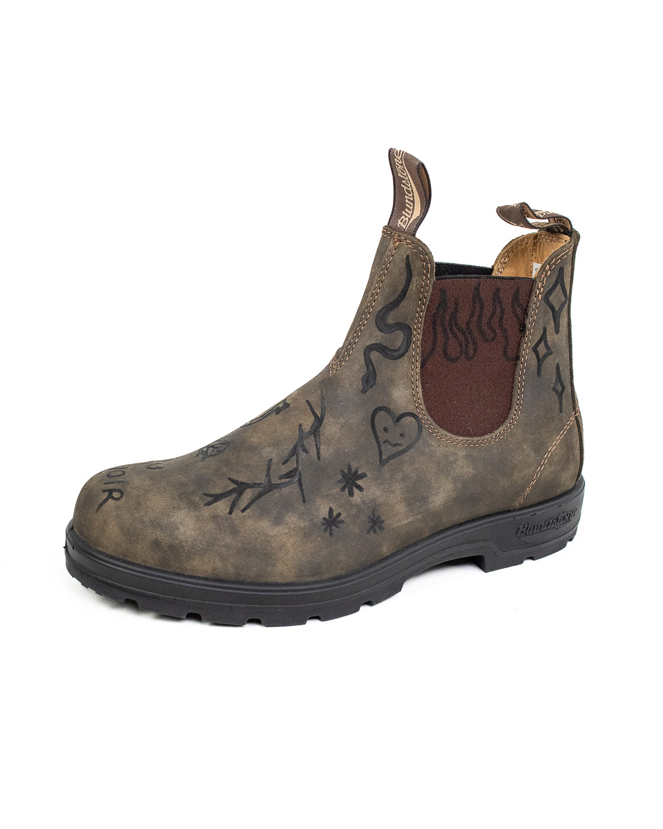 Jernhest X Blundstone SE 585 Tattoo Limited no.1 strlk 43