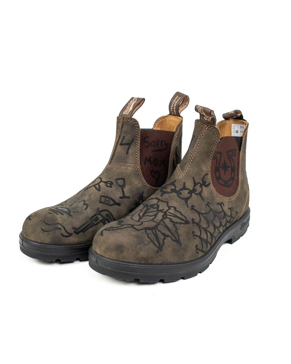 Jernhest webbshop Jernhest X Blundstone SE 585 Tattoo Limited