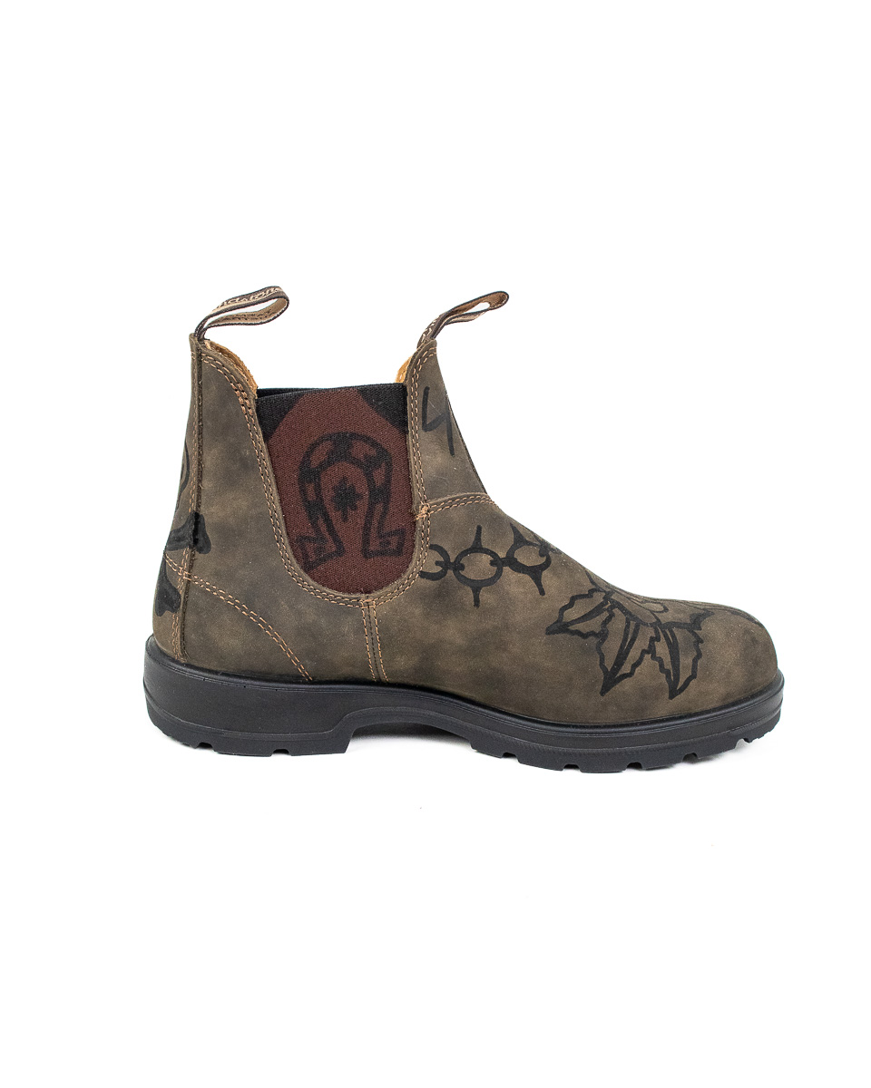 Jernhest X Blundstone SE 585 Tattoo Limited no.4 strlk 42