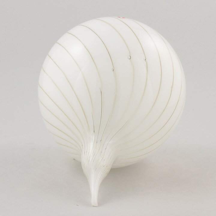 Oiva Toikka (Pro Arte 1988) White Onion Sculpture 22 cm