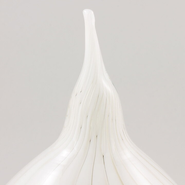 Oiva Toikka (Pro Arte 1988) White Onion Sculpture 22 cm