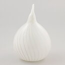 Oiva Toikka (Pro Arte 1988) White Onion Sculpture 22 cm