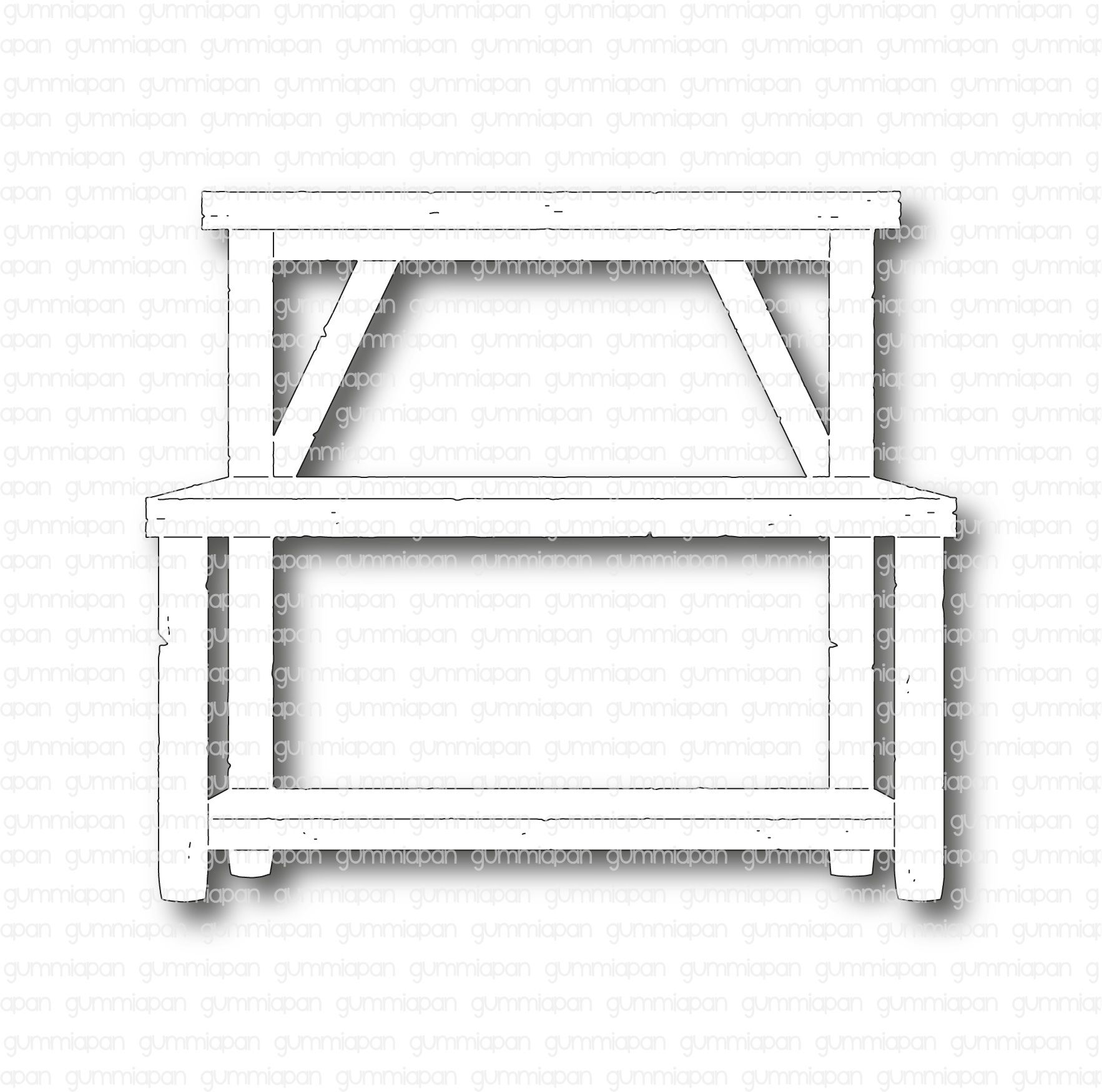 Gummiapan dies - Planteringsbord