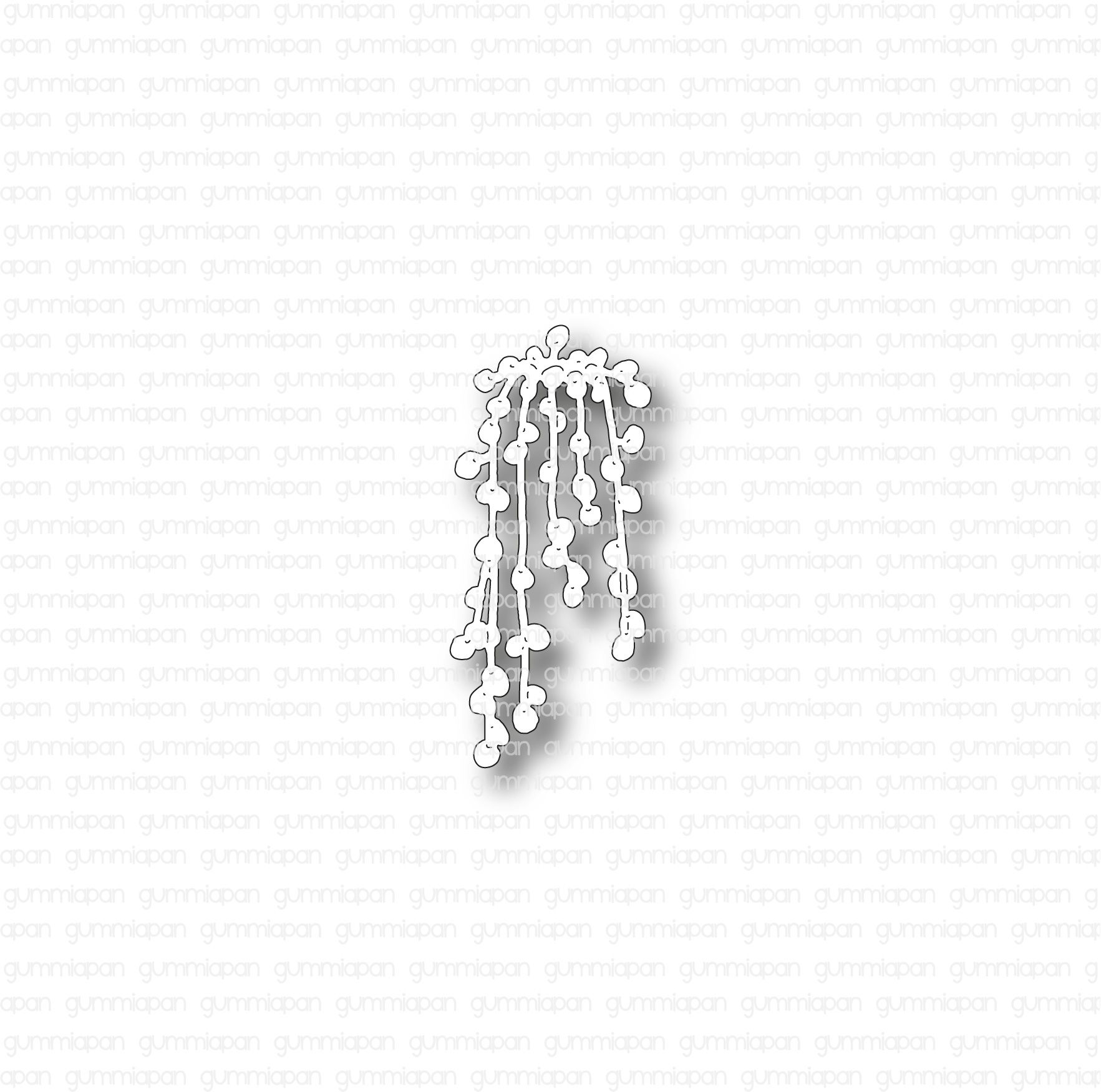 Gummiapan dies - Hängande planta