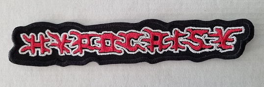 Hypocrisy Logo Cut Out Patch