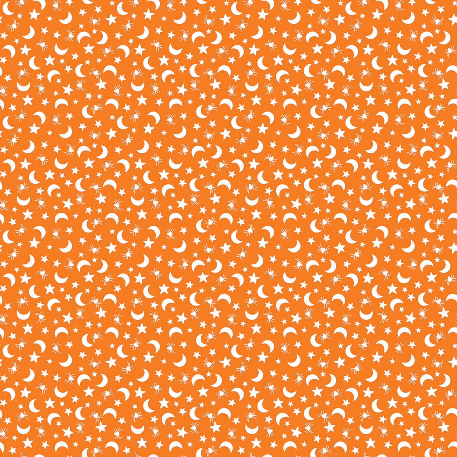 Fright Delight Moons And Stars Orange