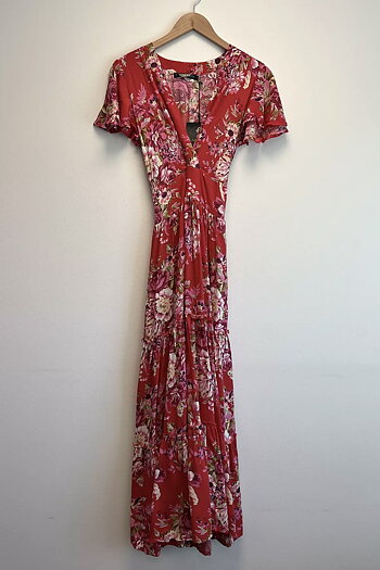 JLB Wild Collection - Antibes Dress Red Rose