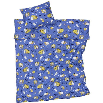 Moomin Duvet Cover Set 150x210 cm - Moomin Family Blue