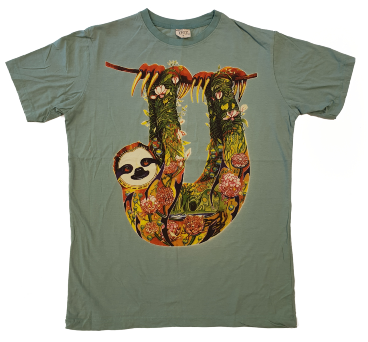 Tree Life T-shirt  - Rengbågs Sloth ( Sengångare ) 