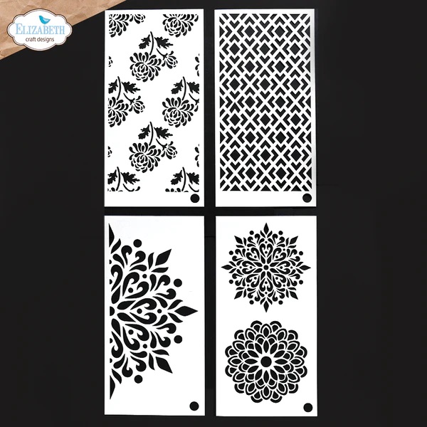 Elizabeth Craft - Journal Stencils 1