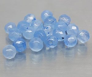 Lote fino de 9,35 ct de 20 piedras preciosas de aguamarina natural genuina - 2