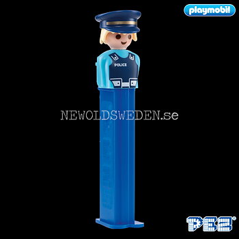 PEZ Dispenser POLICEMAN + Candy - PLAYMOBIL - PE19
